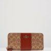 Clearance New Coach Wallet Tan/Black