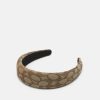 New Cheapest Coach Signature Headband Hair Styling Accessory Khaki