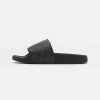 Clearance Brand New Coach Signature Coatedpool Slide Mules Charcoal