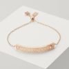 New Deals Coach Pave Slider Bracelet Bracelet Rose Gold-Coloured