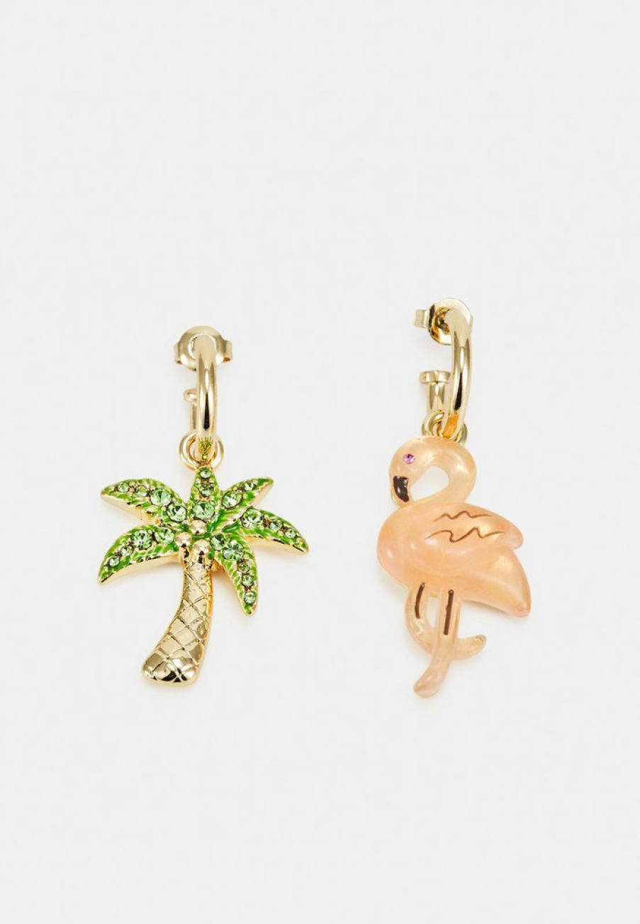 Online Best Reviews Of Coach Tropical Mismatch Earrings Earrings Gold/Multicolor