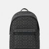 Hot Flash Sale Coach Charter Backpack In Signature Rucksack Charcoal/Black