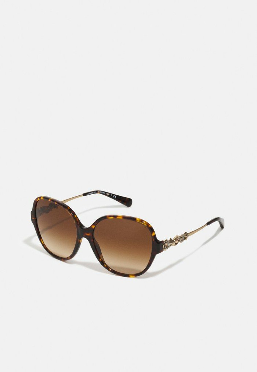 New Best Pirce Coach Sunglasses Dark Tortoise