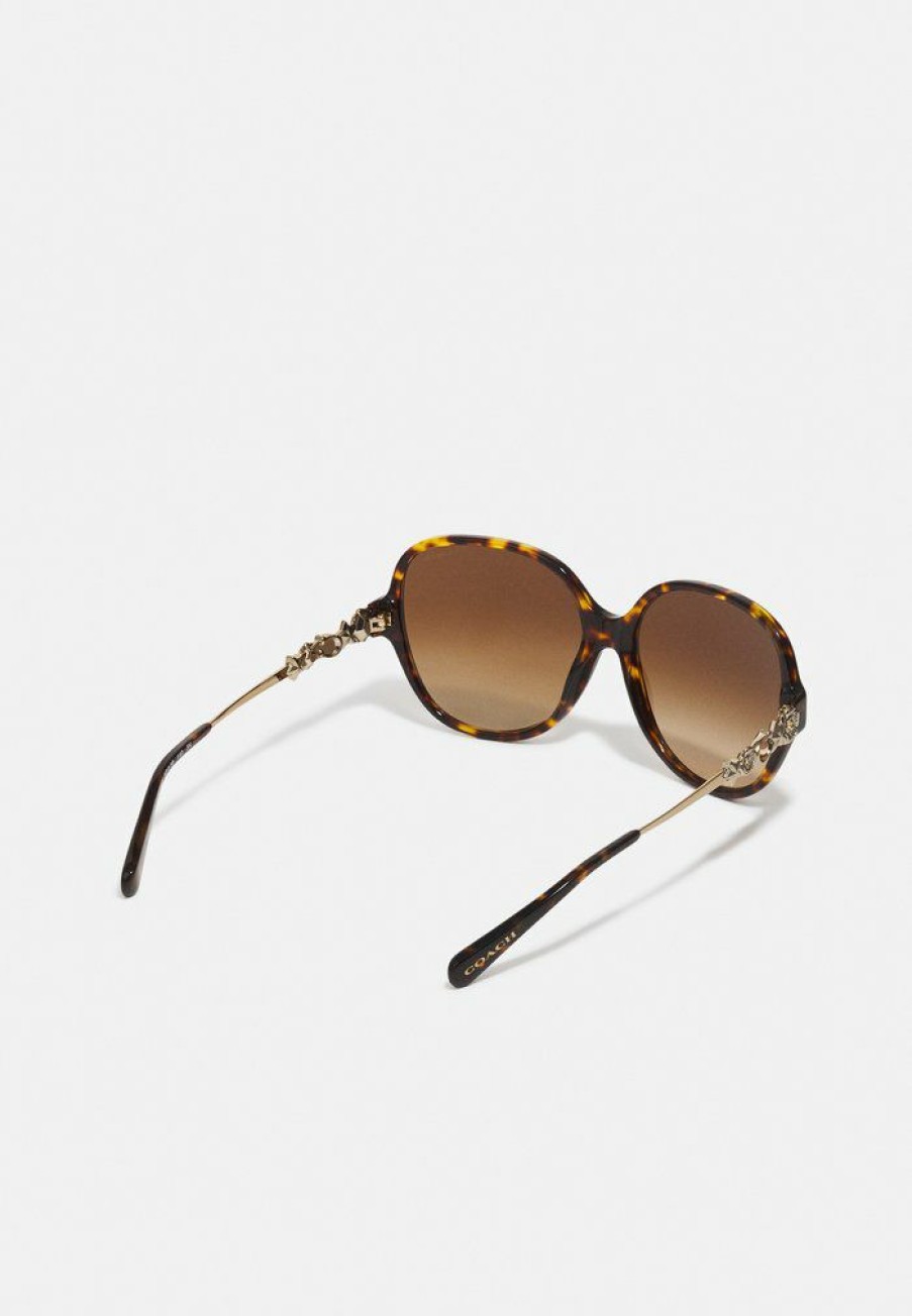 New Best Pirce Coach Sunglasses Dark Tortoise