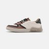 Wholesale Coupon Coach Citysole Court Trainers Saddle/Chalk